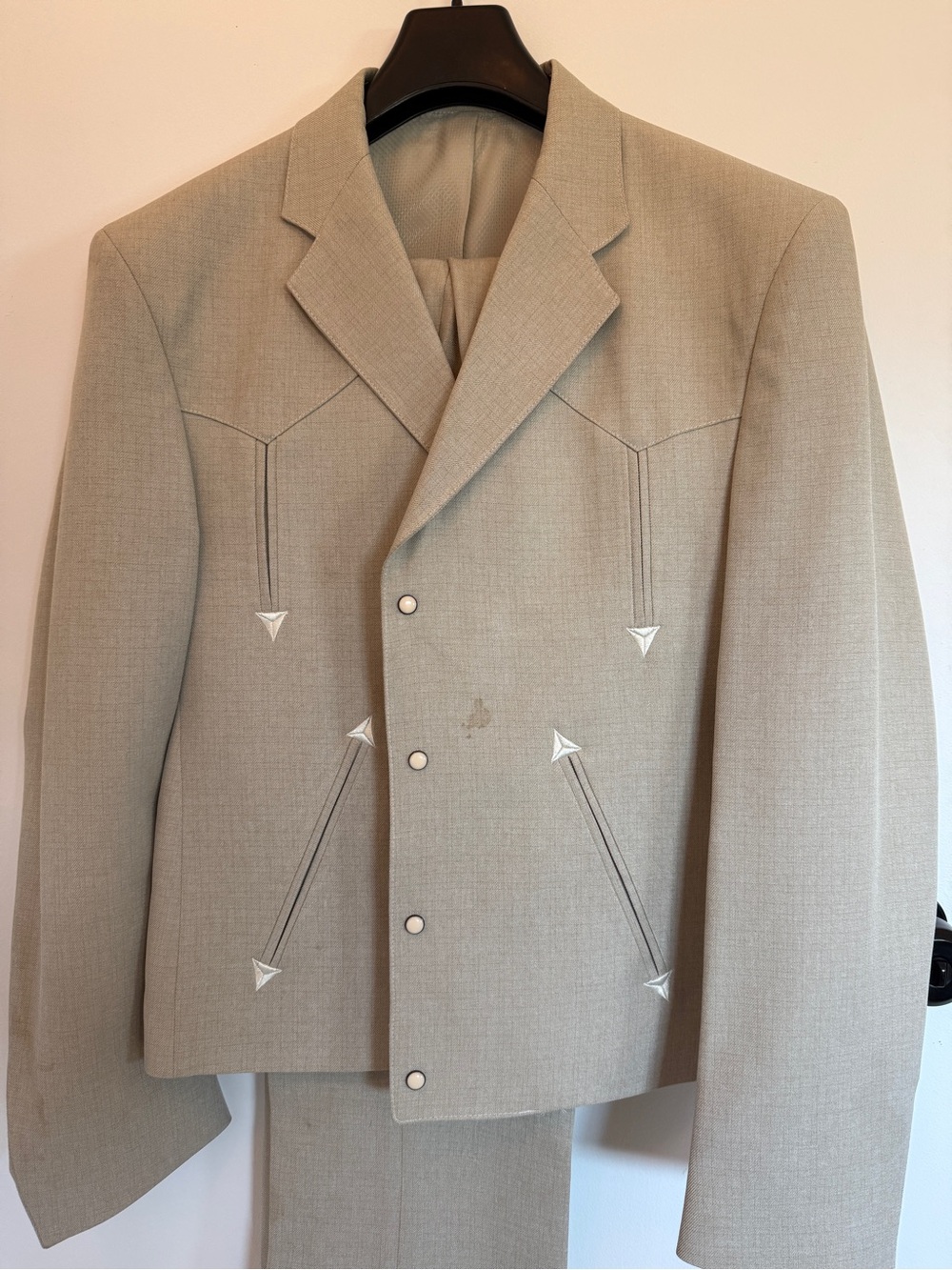 VINTAGE WESTERN COWBOY 2 PIECE SUIT – MEN’S MEDIUM / 30x32